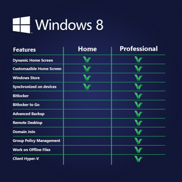 Windows 8.1 Professional Digital Licence
