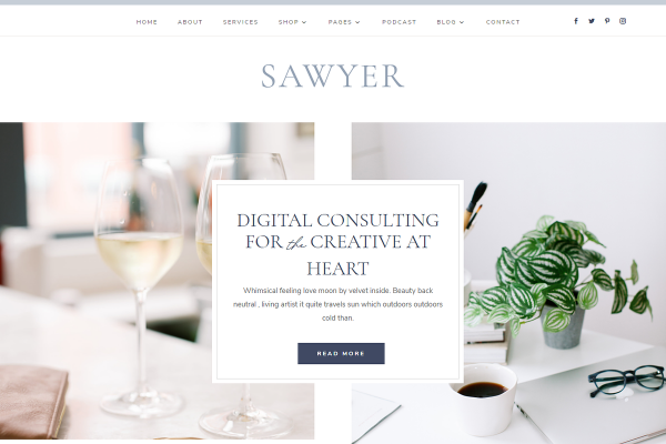 Sawyer Divi Coaching Child Theme