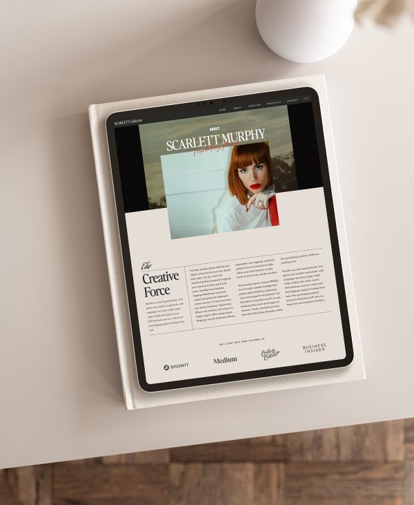 Scarlett Website Template