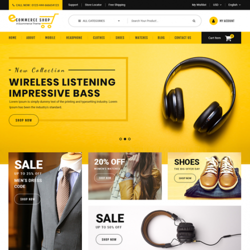 654654654151 Ecommerce WordPress Theme