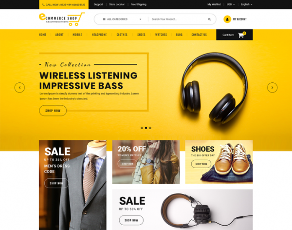 654654654151 Ecommerce WordPress Theme
